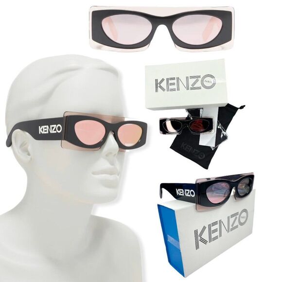 KENZO Oval Mirror Sunglasses  - Picture 1 of 16